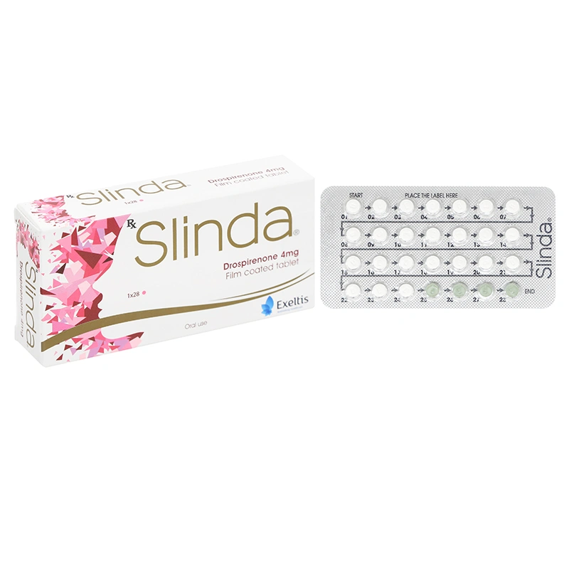 Slinda thuốc tránh thai hằng ngày (1 vỉ x 28 viên) - 